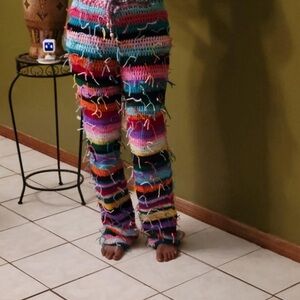 Hand Made Crochet Pants